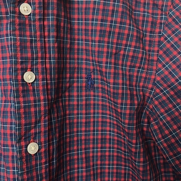 Ralph Lauren Long Sleeve Plaid Button Down Size Small 8 - Picture 2 of 8